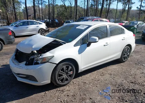 2013 Honda Civic Lx z USA, uszkodzony, nr VIN 19XFB2F50DE002749